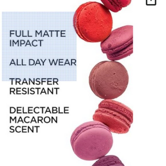 L'Oreal Paris Makeup Infallible Pro Matte Les Macarons Scented Matte Liquid Lips - Picture 2 of 8